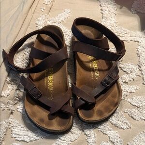 Birkenstock Kids Dark Brown Sandals